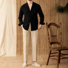 Cuban collar relaxed fit elegant shirt - Antonios