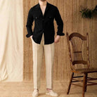 Cuban collar relaxed fit elegant shirt - Antonios