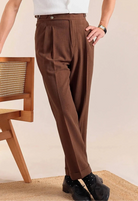 Double - pleat neapolitan trousers - Antonios