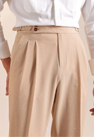 Double - pleat neapolitan trousers - Antonios