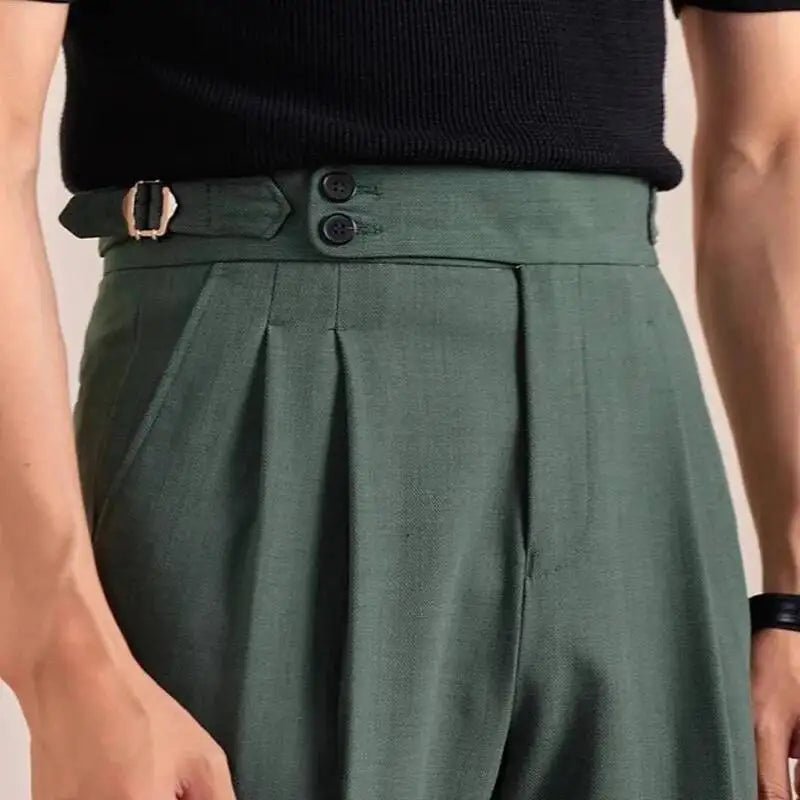 Double - pleat neapolitan trousers - Antonios