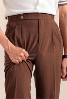 Double - pleat neapolitan trousers - Antonios