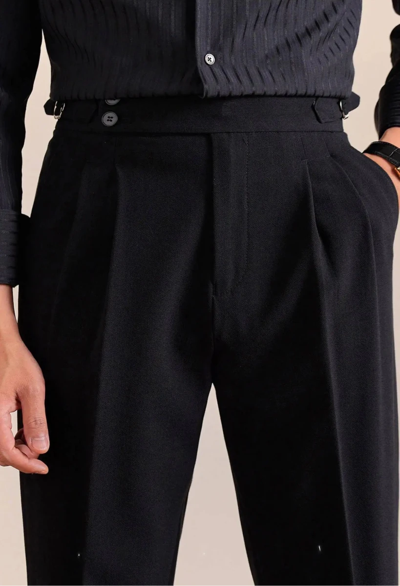 Double - pleat neapolitan trousers - Antonios