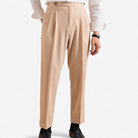 Double - pleat neapolitan trousers - Antonios