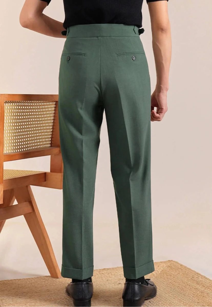 Double - pleat neapolitan trousers - Antonios