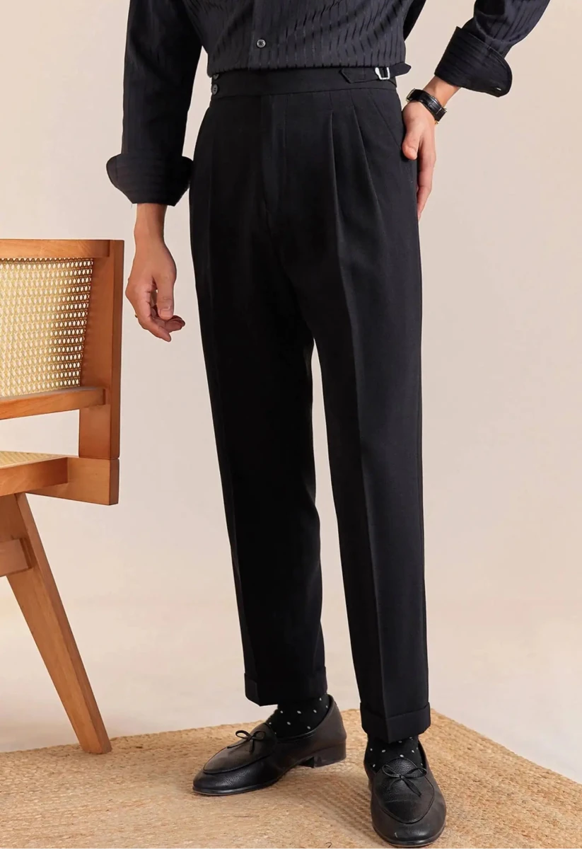 Double - pleat neapolitan trousers - Antonios