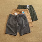Drawstring cotton short pants - Antonios