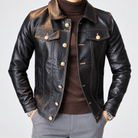 ECO leather jacket - AntoniosClothing - Black3