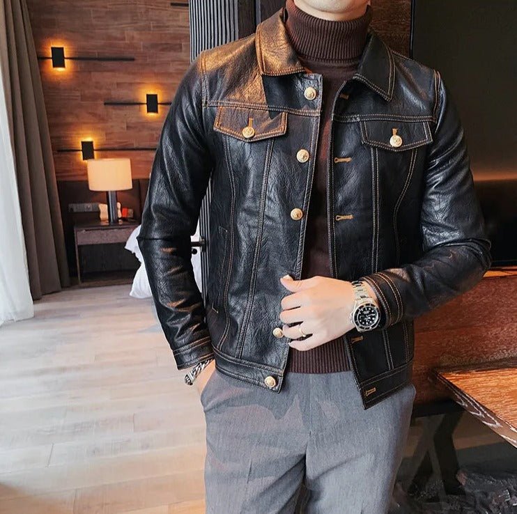 ECO leather jacket - Antonios
