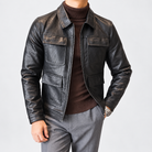 ECO leather jacket — Black1