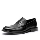 Elegant genuine leather loafers - Antonios