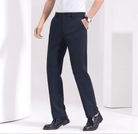 Elegant set navy blue+navy blue (shirt+trousers) - Antonios
