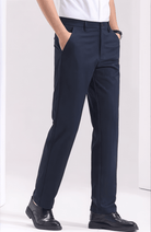 Elegant set navy blue+navy blue (shirt+trousers) - Antonios