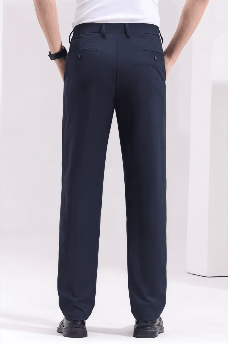 Elegant set navy blue+navy blue (shirt+trousers) - Antonios