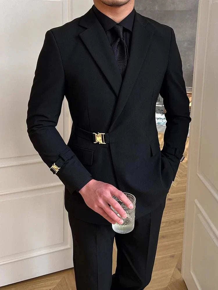 Elegant slim fit suit jacket - Antonios