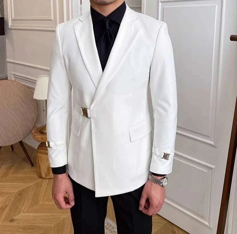 Elegant slim fit suit jacket - Antonios