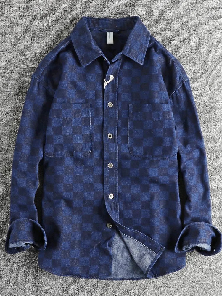Emperor plaid cotton shirt - Antonios