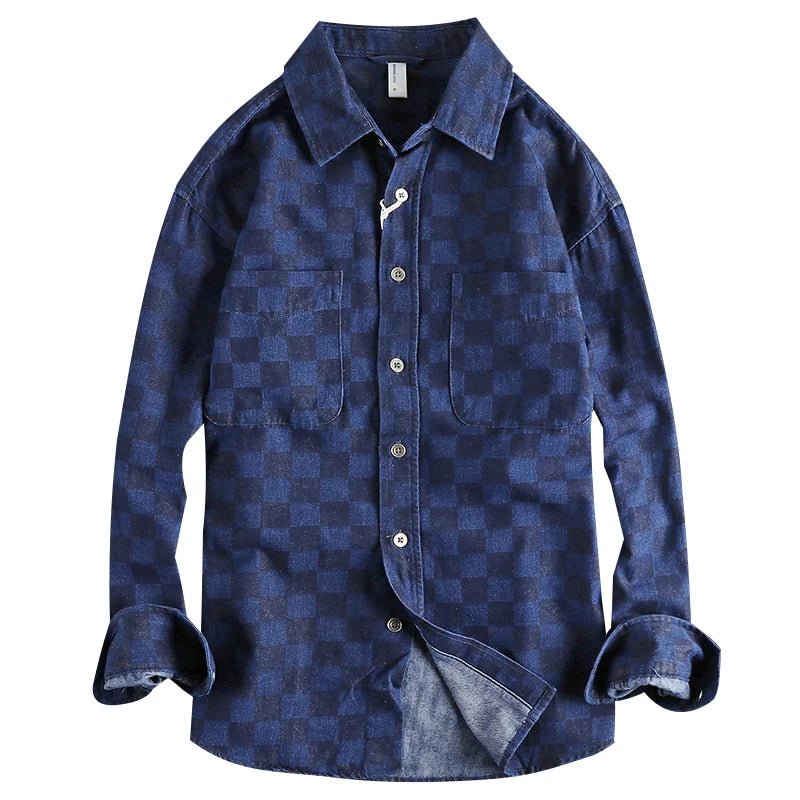 Emperor plaid cotton shirt - Antonios