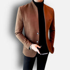 Formal blazer with round collar - Antonios