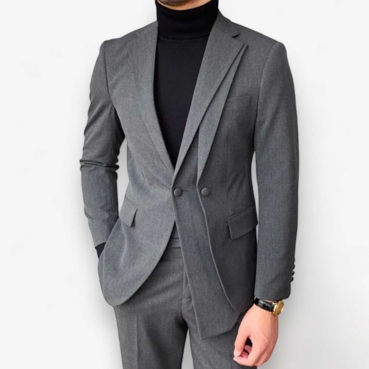 Formal elegant premium suit 2 piece (blazer + pants) - Antonios