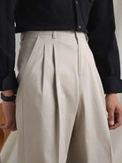 Gentleman luxury british cotton pants - Antonios