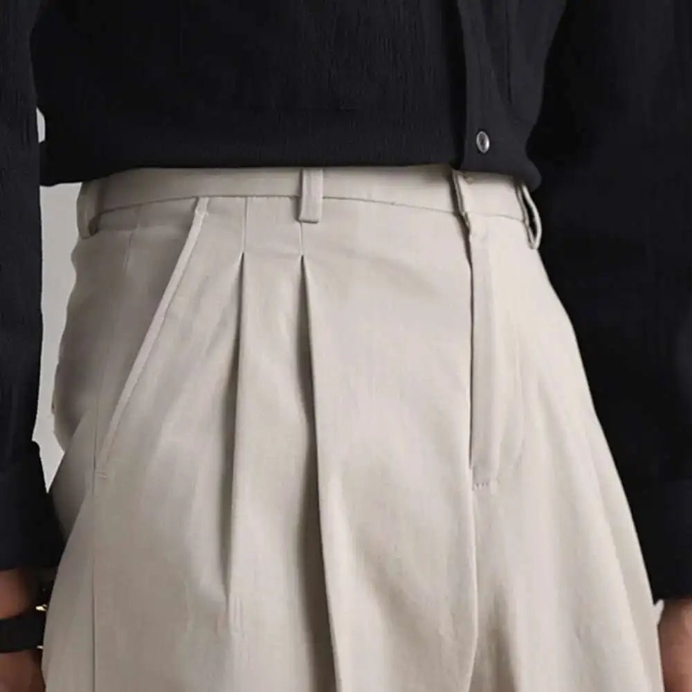 Gentleman luxury british cotton pants - Antonios