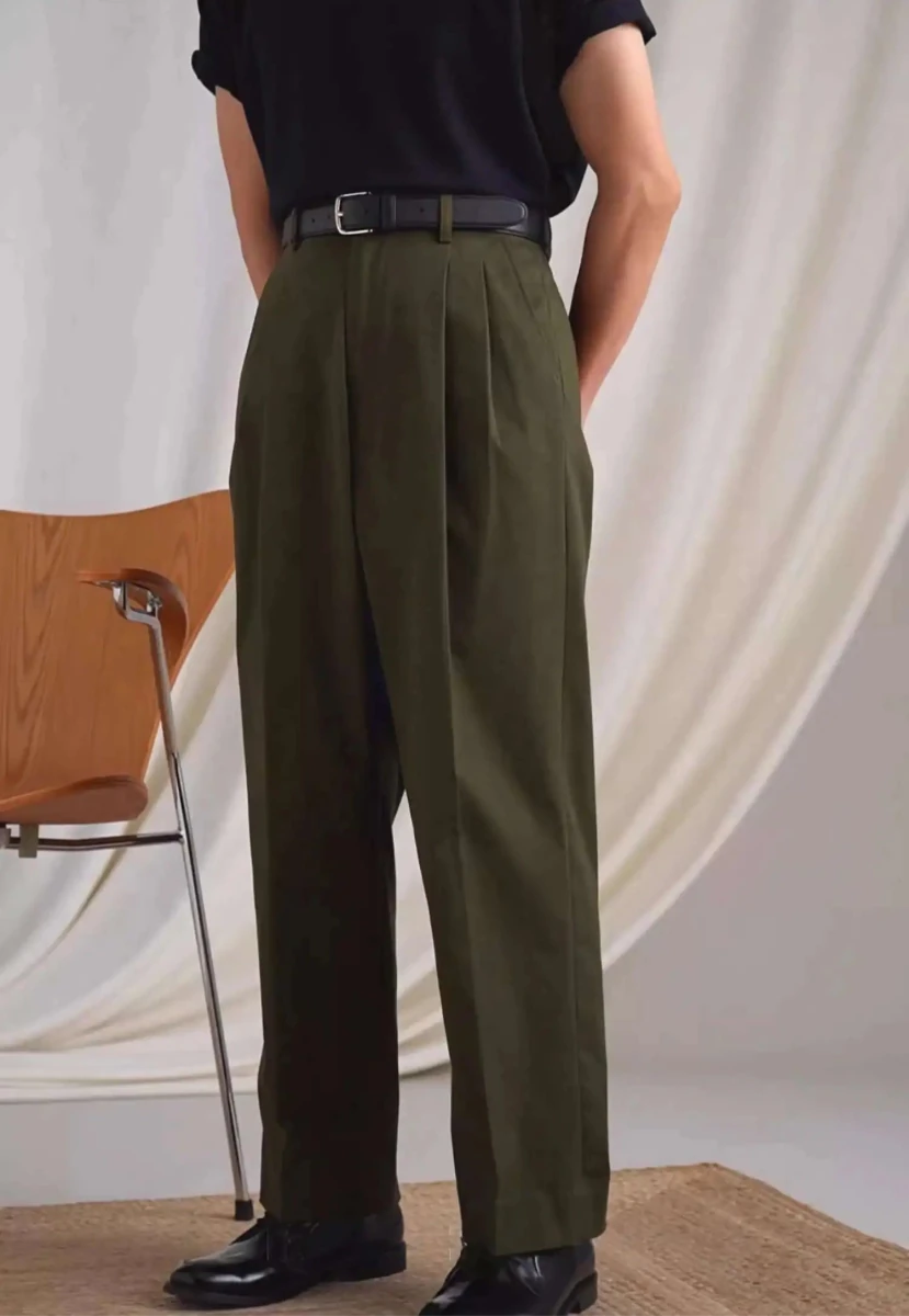 Gentleman luxury british cotton pants - Antonios