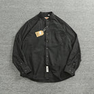 Gentleman stand collar cotton pullover - Antonios