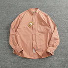 Gentleman stand collar cotton pullover - Antonios