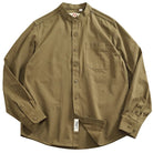 Gentleman stand collar cotton pullover - Antonios