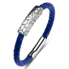 Genuine leather braided bracelet - Antonios