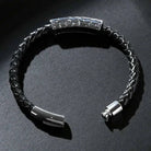 Genuine leather braided bracelet - Antonios