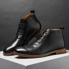 Genuine leather elegant ankle boots - Antonios