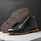 Genuine leather elegant ankle boots - Antonios