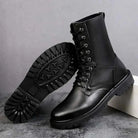 Genuine leather motorcycle boots - Antonios
