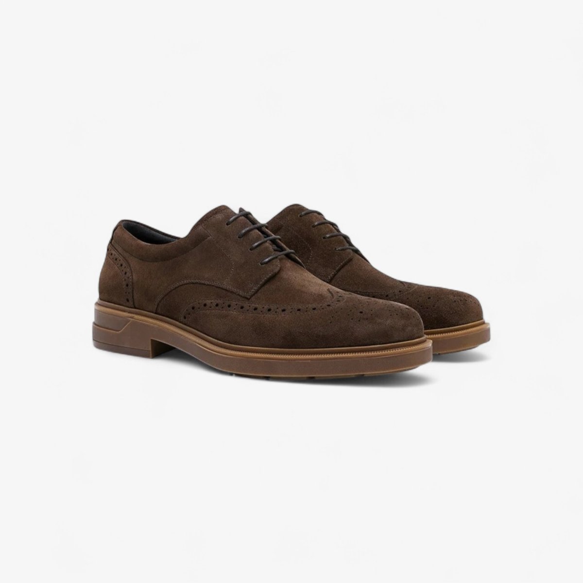 Men's suede cow leather derby shoes with premium style – Antonios