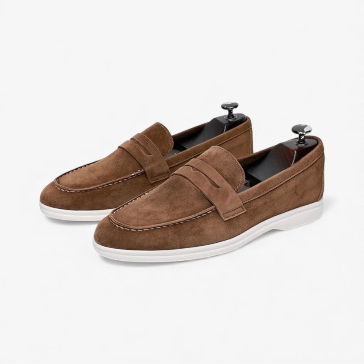 Genuine suede leather slip - on loafer - Antonios
