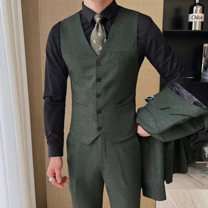 Groom wedding 3 piece suit - Antonios