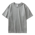 Heavyweight 100% cotton casual regular fit t-shirt - AntoniosClothing - Gray