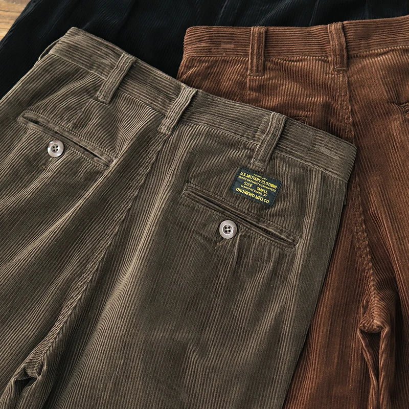Heavyweight corduroy old money pants - Antonios