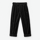 Heavyweight corduroy old money pants - AntoniosClothing - Black