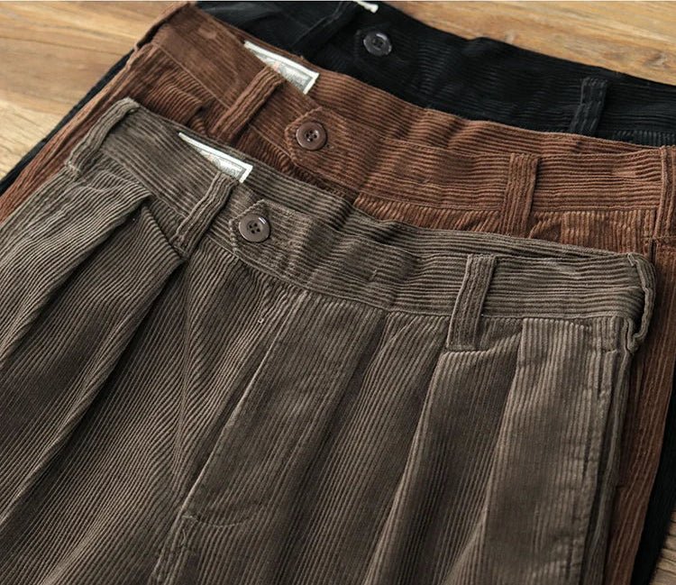 Heavyweight corduroy old money pants - Antonios