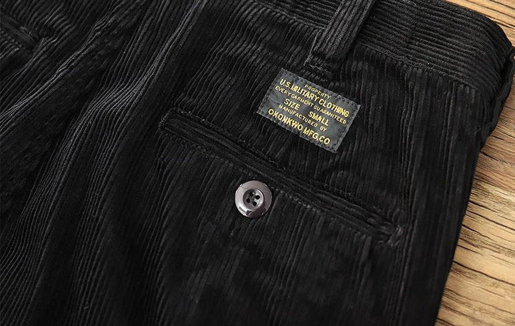 Heavyweight corduroy old money pants - Antonios