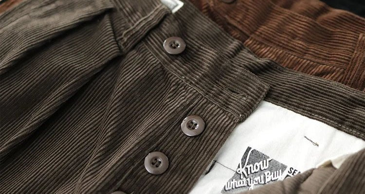 Heavyweight corduroy old money pants - Antonios