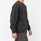 Heavyweight cotton crew neck sweatshirt - AntoniosClothing - Dark gray