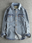 Heavyweight double pocket denim shirt - Antonios