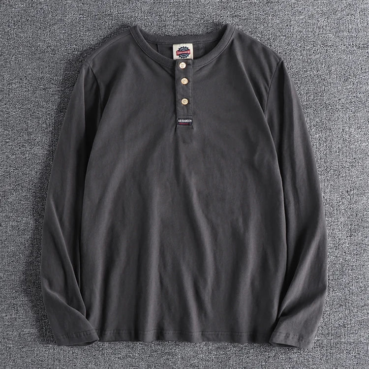 Henry cotton button - neck sweater - Antonios