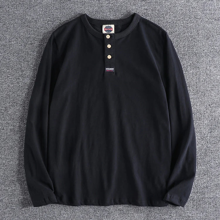 Henry cotton button - neck sweater - Antonios