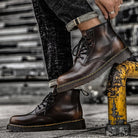 Heritage stitch ankle combat boot - Antonios