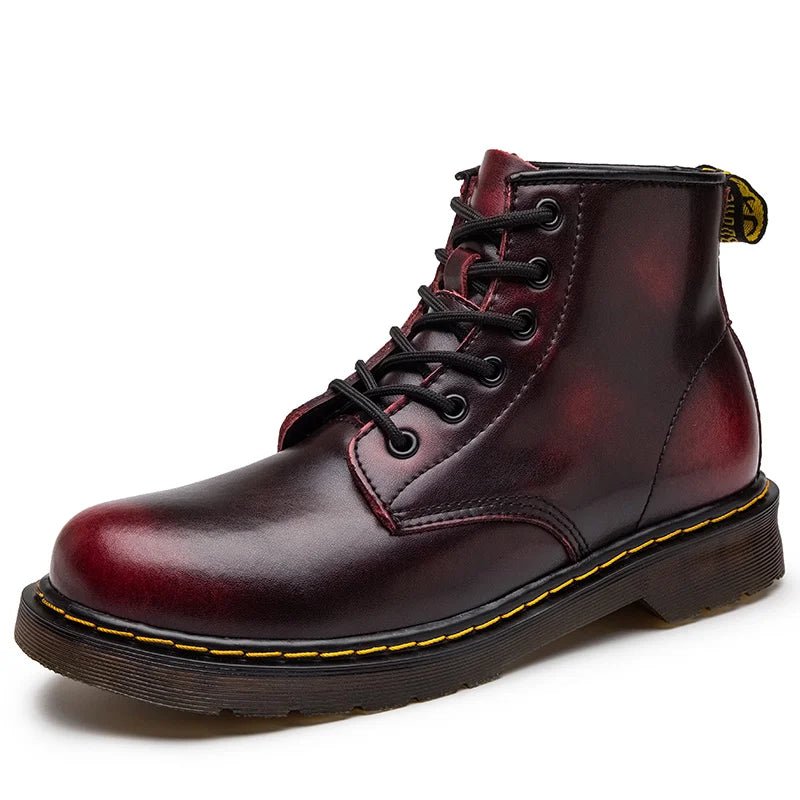 Heritage stitch ankle combat boot - Antonios